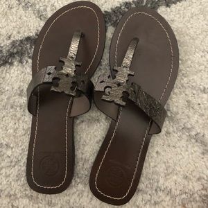 Tory Burch Logo Sandals